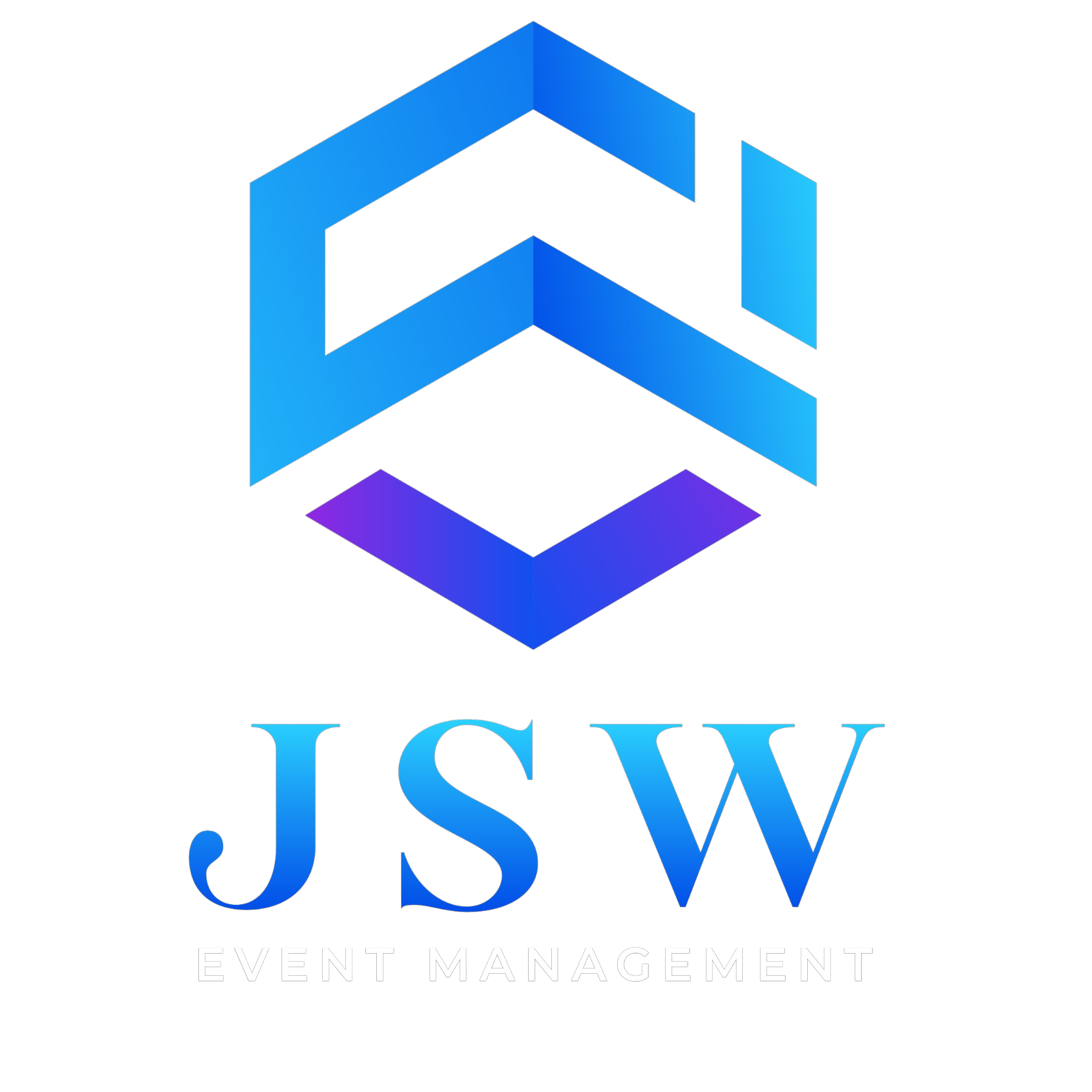 Event management logo Royalty Free Vector Image